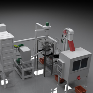Séparateur de câbles usagés DOING, granulateur de déchets électroniques, équipement de séparation cuivre-plastique entièrement automatique 100-1000 kg/h à air comprimé - Product Image 3