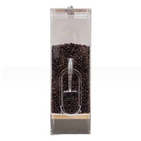 Distributeur de café en grains et de bonbons en acrylique haute transparence pour usage commercial, montage facile, design moderne autoportant