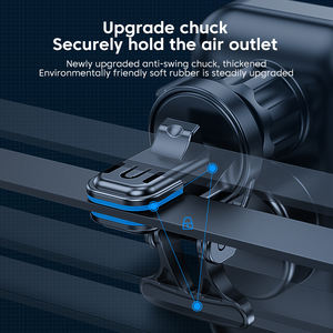 Support de téléphone de voiture multifonctionnel 360 degrés support de téléphone magnétique pour voiture grille d'aération support de téléphone de voiture chargement sans fil 3 en 1 - Product Image 5
