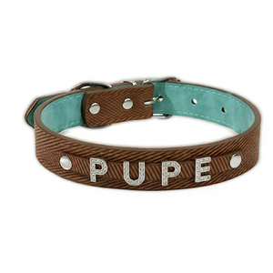 Custom Luxury Charms Diamond Bling Letter Puppy Dog Collar Personalized PU Necklace Rhinestone Free Name Pet Collar with <b>Slide</b> - Product Image 3