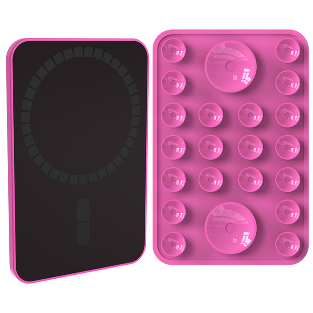 1800 Seconds Without Falling Silicone Suction Cup Phone Holder Powerful Suction Cup for Mirror, Bathroom, Cook, Fitness