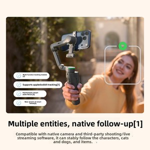 Estabilizador para Smartphone <span class=keywords><strong>Osmo</strong></span> <span class=keywords><strong>Mobile</strong></span> 8P, Triple Estabilización, Control Remoto, Selfie, Seguimiento IA 360, Vlog, Antivibración - Product Image 3