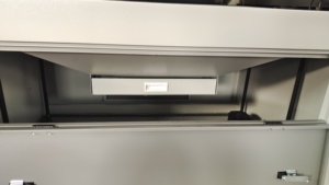 100 wát 9060 cortadora Laser CO2 với RUIDA rd6445s điều khiển S & một cw3000 Máy làm lạnh cơ giới tổ ong giường máy chân dài vượt qua cửa - Product Image 5