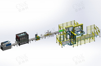 Palettiseur automatique de cartons, machine de palettisation de boîtes en carton ondulé pour l'industrie des boissons