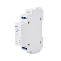Protector contra sobretensiones de señal de control de 12V CC y 485, 5kA en 10kA Imax, ≤330V, carcasa de PBT para protección contra rayos en CCTV, energía solar y redes POE