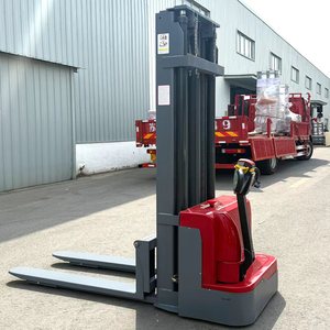 Miễn phí vận chuyển 1 tấn 2 tấn Pallet <span class=keywords><strong>Stacker</strong></span> 60V đầy đủ điện selflift <span class=keywords><strong>Stacker</strong></span> giá rẻ nhất Pallet <span class=keywords><strong>Stacker</strong></span> điện để bán - Product Image 1