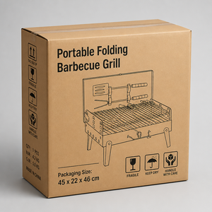 <span class=keywords><strong>Barbecue</strong></span> pliant moderne d'extérieur en gros avec boîte à outils intégrée, support de <span class=keywords><strong>barbecue</strong></span> portable avec revêtement en poudre pour stand de rue, personnalisable - Product Image 6