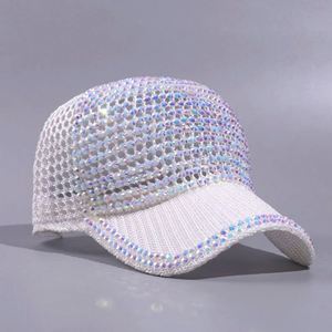 Gorras de Béisbol Deportivas Unisex con Diamantes Brillantes, Malla y Pedrería, de 6 Paneles, Poliéster/Algodón, Bordado 3D con Lentejuelas - Product Image 5