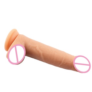 Penis Massager Seksspeeltjes Realistische Dildo <span class=keywords><strong>Real</strong></span> <span class=keywords><strong>Flesh</strong></span> Big Dildo Sterke Sucker Kunstmatige Vloeistof Siliconen Penile Dildo Voor Vrouwen - Product Image 4