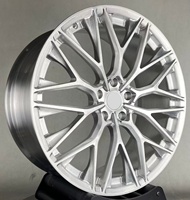 Jantes de voiture forgées monobloc polies sur mesure à rayons multiples 5x114.3 5x112 5x120 5x130 de 18, 19, 20, 21, 22, 23, 24 pouces