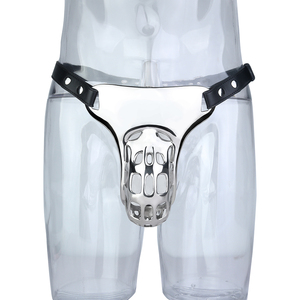 Ijzeren Fort Heavy Metal Slips Mannelijke Kuisheid Holle Haan Kooi Rvs Cock Bondage Kooi Ondergoed Voor Homo Bdsm Koppels - Product Image 2