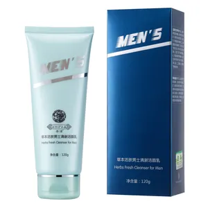OEM Private Label Rungenyuan Natural Organic Multipurpose Facial Cleanser mens skin care Deep Clean products Cleanser