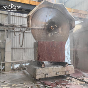 Colonnes en marbre rouge BVLGARI de luxe GOLDTOP, piliers architecturaux classiques pour grande entrée, villa, cuisine, imperméables et durables - Product Image 4