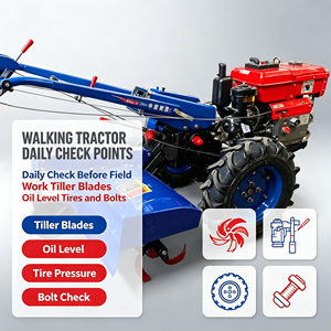Tractor <span class=keywords><strong>de</strong></span> <span class=keywords><strong>Mano</strong></span> <span class=keywords><strong>de</strong></span> 8-32 HP, Tractor Manual Diésel <span class=keywords><strong>de</strong></span> Uso Pesado Multiusos para Preparación <span class=keywords><strong>de</strong></span> Suelos en Grandes Fincas - Product Image 1