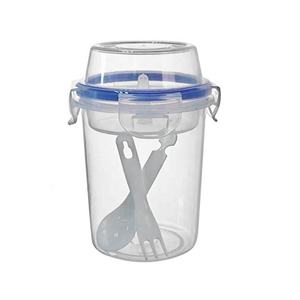 Juego de Recipientes Herméticos Portátiles de Plástico PP Ecológicos de Doble Capa para Almacenamiento de Alimentos con Cuchara y Tenedor para Bebé, Venta al Por Mayor - Product Image 1