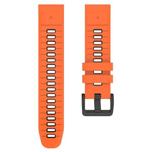 Bracelet de montre en silicone souple pour <span class=keywords><strong>Garmin</strong></span> <span class=keywords><strong>Fenix</strong></span> 8 7 7Pro 6 <span class=keywords><strong>6Pro</strong></span> 5 22mm 26mm, bracelet sport à libération rapide, durable, étanche - Product Image 4