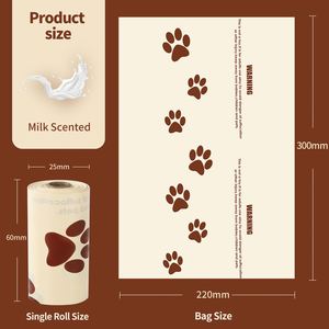 Accesorios Ecológicos de Lujo para Perros PetNew, Bolsas Biodegradables para Excremento con Aroma a Café - Product Image 2