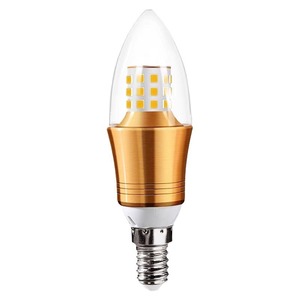 LED Candle Light <b>Bulb</b> E14 Base 85-265V AC Energy Saving Bright Living Room Chandelier Light Source - Product Image 2