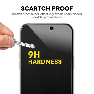 Protection d'écran en verre trempé anti-espion personnalisée pour iPhone 16 17 18 Pro Max 9H 2.5D – Film de protection pour téléphone portable - Product Image 3