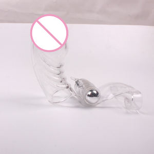 Dreifinger-Vibrator zur Masturbation, Klitoris- und G-Punkt-Orgasmus-Massagegerät, Penis-Kondom-Stab, Dildo, Rabbit-Vibrator, Sexspielzeug für Frauen - Product Image 4