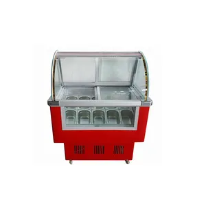 새로운 디자인 Professinal 에너지 효과 탁상용 구부려진 유리제 전시 냉장고