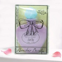 Savon de luxe pour le bain, fait à la main, avec logo privé disponible en deux couleurs, en forme de flacon de parfum