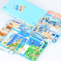 Bestseller Benutzer definierte Farb abdeckung Hardcover Notebook Office Business Tragbares Notizbuch Umwelt freundliche Kinder Illustration Notizblock