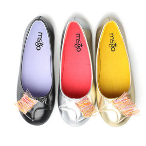 Toddler girls party outdoor school nappe little horse metallic PU tomaia fodera in tela soletta morbida punta tonda <span class=keywords><strong>scarpe</strong></span> basse - Product Image 2