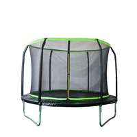 Couleur personnalisée en acier inoxydable de haute qualité PPmat résistant aux UV 12 pieds unisexe série de luxe trampoline d'extérieur
