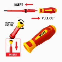 Kit de tournevis magnétique électrique manuel isolé VDE 1000V, fabrication sur mesure, vente chaude Qixin