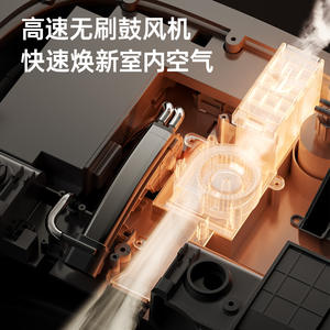 Inodoro Inteligente con Asiento Calefactado, Descarga por Sifón, 4L, Montaje en Suelo, Diseño Naranja - Product Image 3