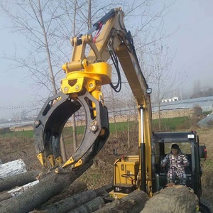 Grappin rotatif hydraulique pour excavatrice de 6 à 9 tonnes - Grappin pour bois, ferraille et roche - Composant moteur essentiel - Product Image 1