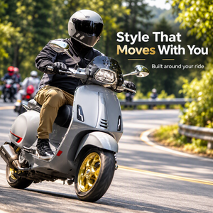 ชุดแต่งกระจกหน้ารถ (ชุด 5 ชิ้น) สำหรับ <span class=keywords><strong>Vespa</strong></span> <span class=keywords><strong>Sprint</strong></span> Primavera 125/<span class=keywords><strong>150</strong></span>/180 (2013-2025) ชุดแต่งข้างตัวรถมอเตอร์ไซค์ - Product Image 4