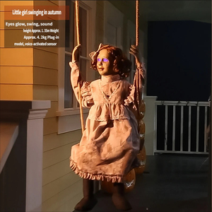 Grande Décoration Électrique d'Halloween : Chambre Secrète <span class=keywords><strong>de</strong></span> la Maison Hantée, Effets Mécaniques Horrifiants, Induction, Fantôme, Loup-garou, Crâne, Accessoires <span class=keywords><strong>de</strong></span> Scène - Product Image 4