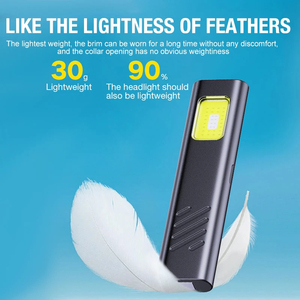 Luz <span class=keywords><strong>de</strong></span> trabajo <span class=keywords><strong>de</strong></span> seguridad intermitente, luz <span class=keywords><strong>de</strong></span> advertencia, luz potente, mini linterna portátil para exteriores, mantenimiento, emergencia, EDC, linterna con clip para cuchillo - Product Image 4