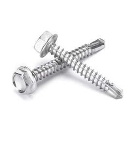 410 thép không gỉ bên ngoài hình lục giác khoan đuôi vít mái vít màu thép tự khai thác vít - Product Image 5