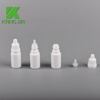 Flacon compte-gouttes LDPE de 10 ml, flacon souple avec bouchon inviolable pour kit de réactifs, emballage de test rapide, atelier de purification