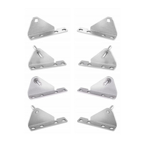 Suiling <b>S10</b> Stainless Steel Furniture Hinge 2.5 Mm Surface Mount Durable Cabinet Door Hinge For Refrigerator Freezer - Product Image 2
