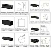 Auvent de terrasse en aluminium Paiyahao Long Span 3.0mm, revêtement poudré, toit en polycarbonate teinté, auvent extérieur pour villa moderne et jardin
