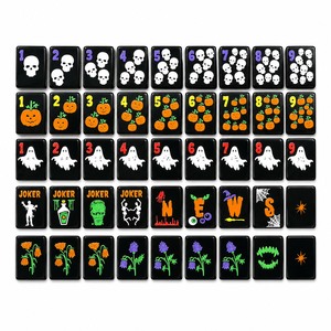 Juego de Fichas de Mahjong Acrílicas de Lujo con Diseño Personalizado 2026 para Acción de Gracias, Halloween y Navidad - Product Image 2