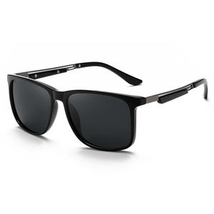 Gafas de Sol Polarizadas para Hombre, Montura Negra TR90, Lentes TAC UV400, Visión Nocturna, Gafas Deportivas para Ciclismo, Tipo 3 - Product Image 1