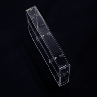 Portable Clair Audio Cassette Bande Cas Boîte De Rangement En Plastique Dur Norlco Lecteur De Bande Cassette Bande Cas