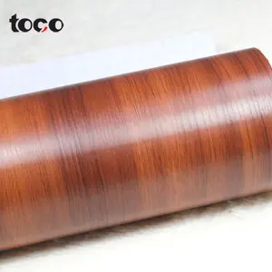 Pellicola Decorativa Autoadesiva in PVC Effetto Legno, <span class=keywords><strong>Carta</strong></span> da Parati Ignifuga per Mobili e <span class=keywords><strong>Porte</strong></span> di Hotel - Product Image 2
