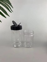 Mini Récipient Distributeur d'Épices en Plastique Transparent avec Couvercle Basculant, pour Sel, Poivre, Herbes, Accessoires de Cuisine, Bouteilles en Plastique