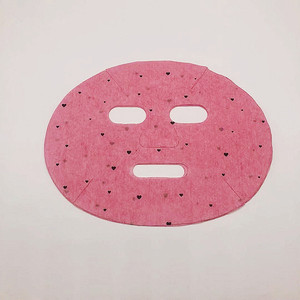 Hoge Kwaliteit Katoen Met Geprint Gezichtsmasker Vel Voor Droge Huidverzorging Koreaans Schoonheidsconcept Met Hartpatroon Print - Product Image 2