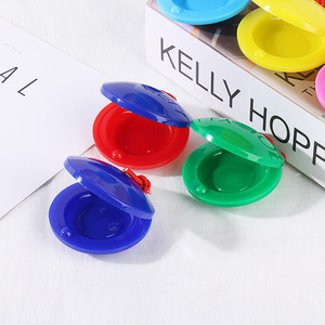 Wholesale Orff Percussion <b>Instrument</b> Colorful Plastic Castanet <b>Musical</b> <b>Instrument</b> Hand Clapper for Music Enlightenment - Product Image 4