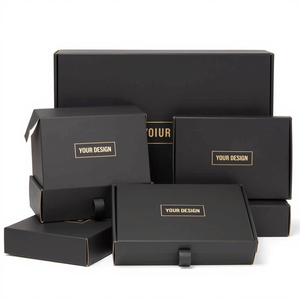 Tùy chỉnh vận chuyển Đóng gói hộp các tông Kraft bưu phẩm gấp sóng quà tặng bao bì hộp giấy gấp hộp bưu phẩm - Product Image 6