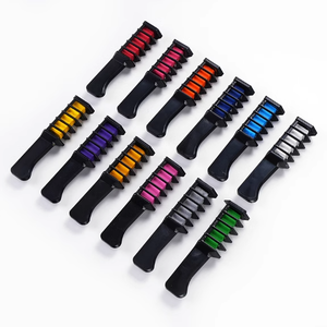 Crayon à cheveux temporaire magique facile à utiliser, pack de 6 couleurs avec brosse - Product Image 1