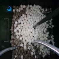 Réacteur MBBR en PEHD à forte formation de biofilm, filtre biologique, pompe, cuve sous pression, traitement des eaux usées par PLC