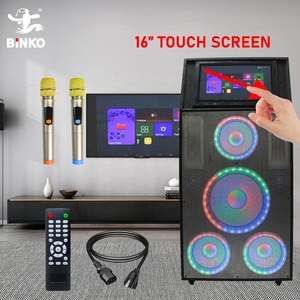 Chất lượng cao màu xanh răng loa không dây <span class=keywords><strong>Wifi</strong></span> Chuyên Nghiệp karaoke loa 15 inch Super Bass woofer hỗ trợ âm nhạc - Product Image 3